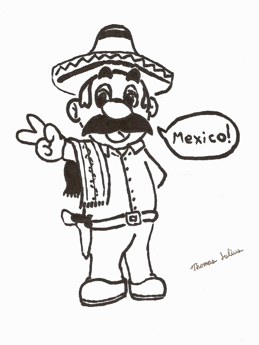 900x1196 Mexican Mario By Teejay2damaxx
