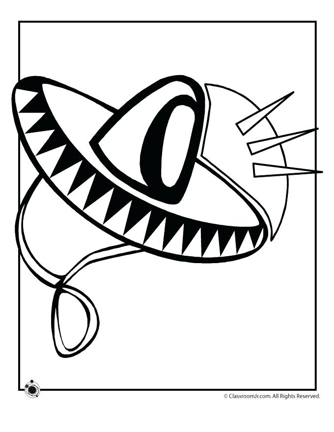 680x880 Mexico Coloring Page