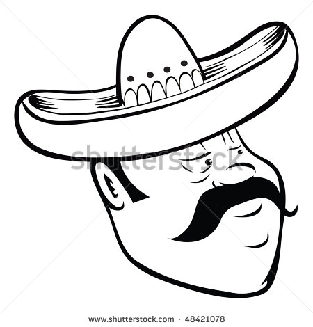 450x470 Shutterstock Simple Mexican Man Drawing