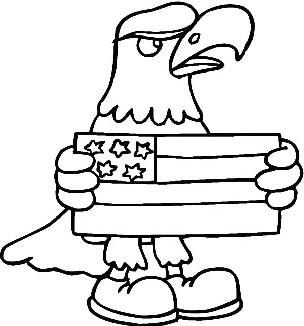 600x643 Flag Coloring Sheets Eagle Showing Revolution Flag Coloring Pages