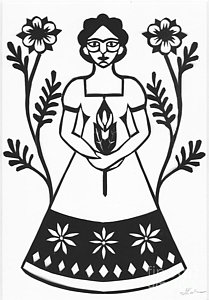 209x300 Mexican Flowers Drawings Fine Art America