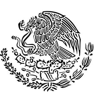300x295 Mexican Eagle Clipart