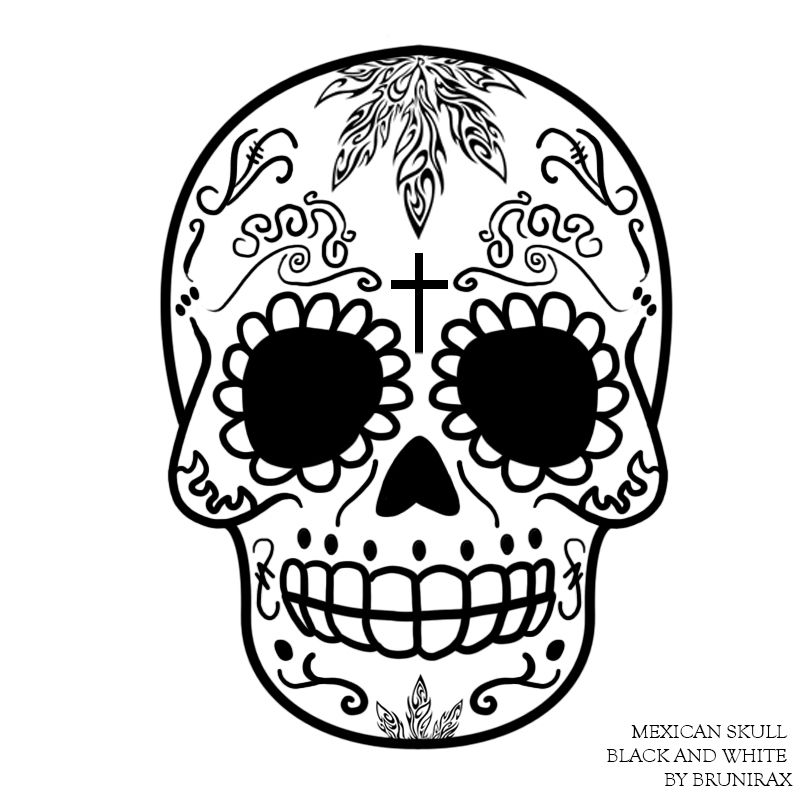 800x800 Mexican Skull By Brunirax By