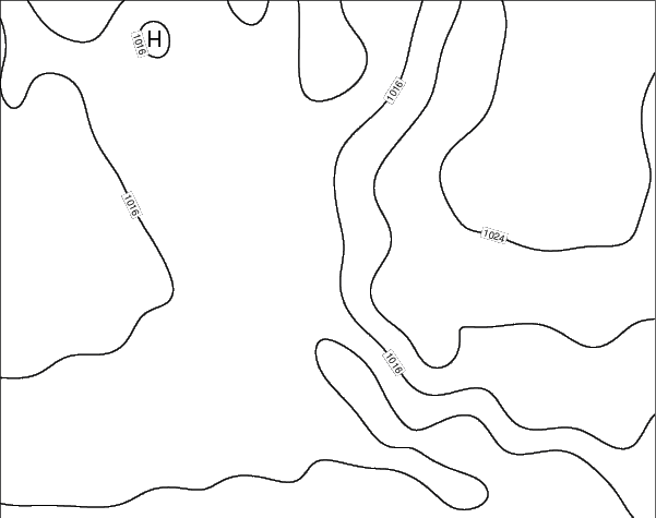 601x475 Mexico Mountain Weather Map