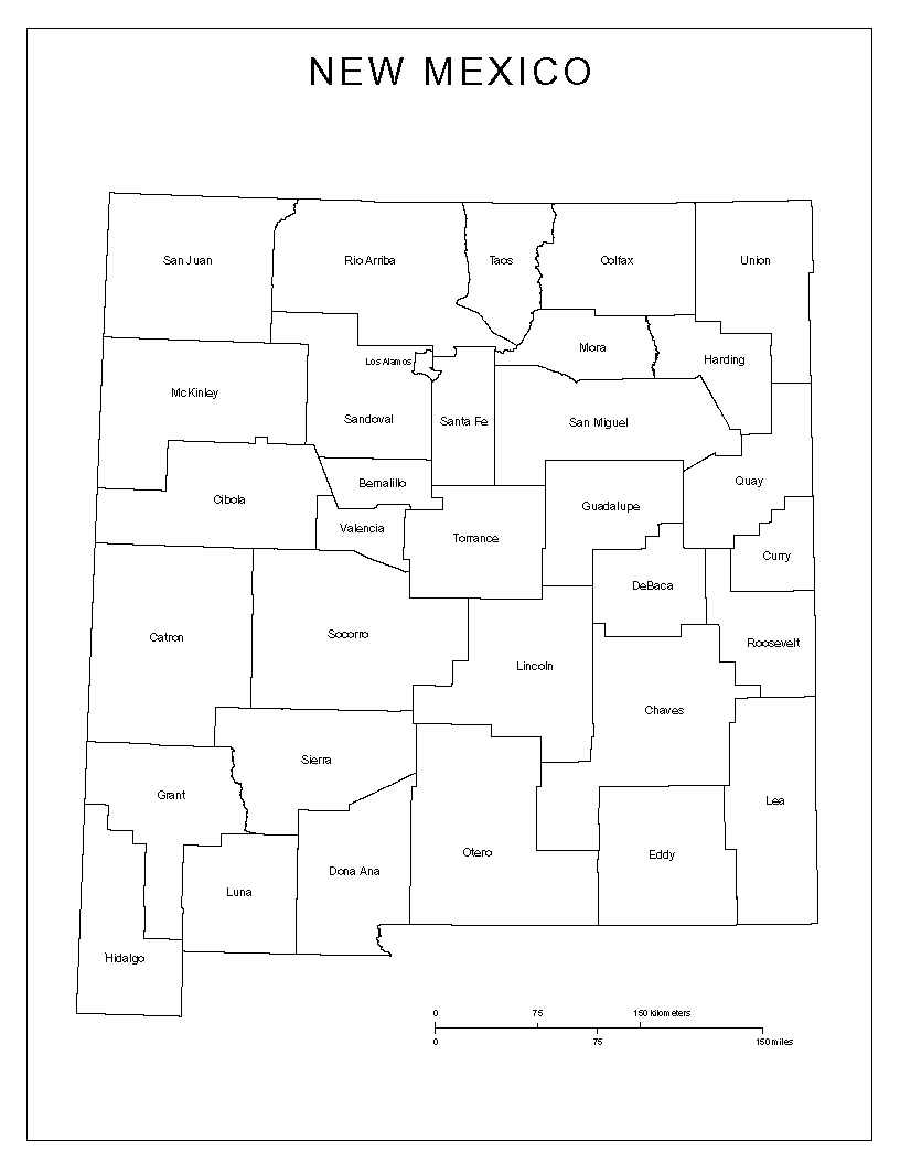 816x1055 Maps Of New Mexico