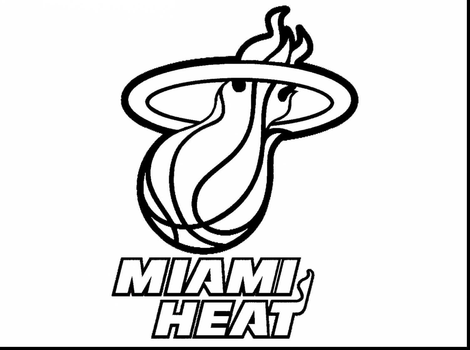 1501x1117 Awesome Miami Heat Logo Coloring Page With Hawkeye Coloring Pages