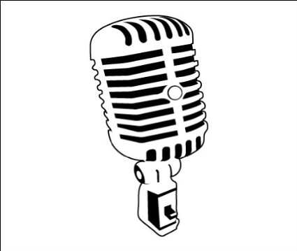 425x359 Microphone Tattoo Flash