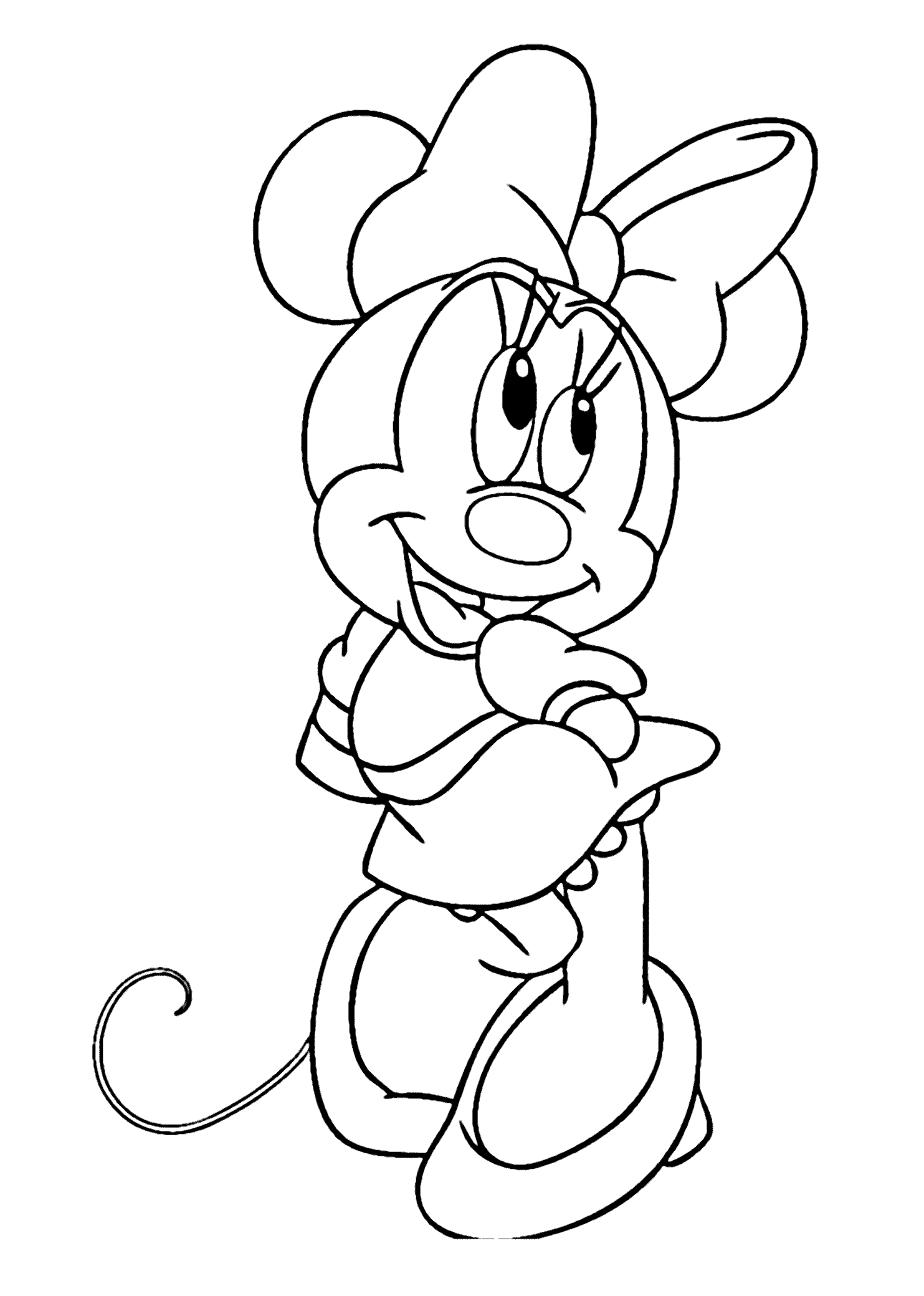 1483x2079 Mickey Mouse Mini Coloring Pages For Kids Printable Free