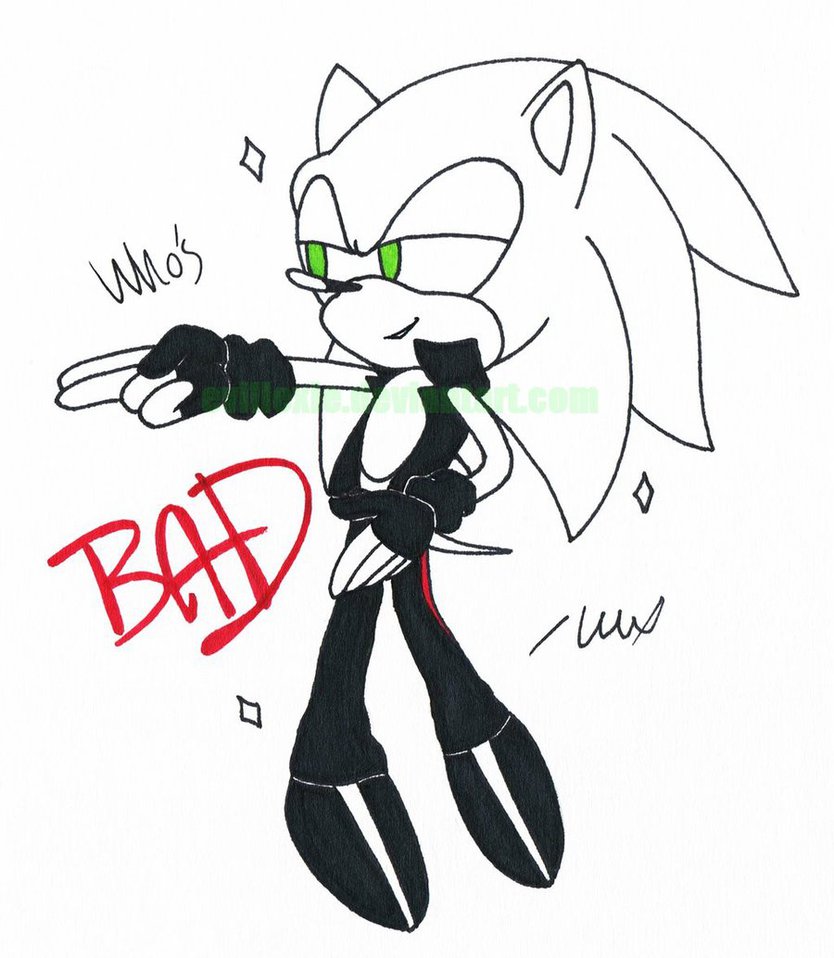 834x958 Sonic Dancing Michael Jackson's Bad By Evillexie