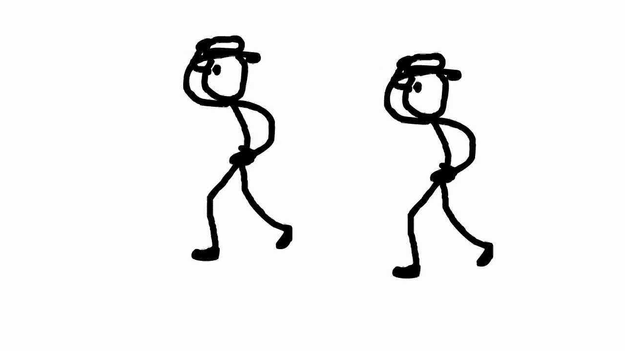 1280x720 Stick Men Dance Michael Jackson