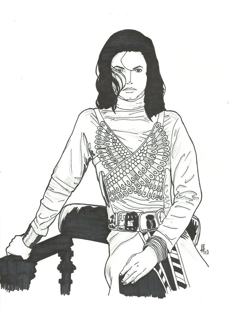 796x1004 Anime Michael Jackson 3 By Captainmj
