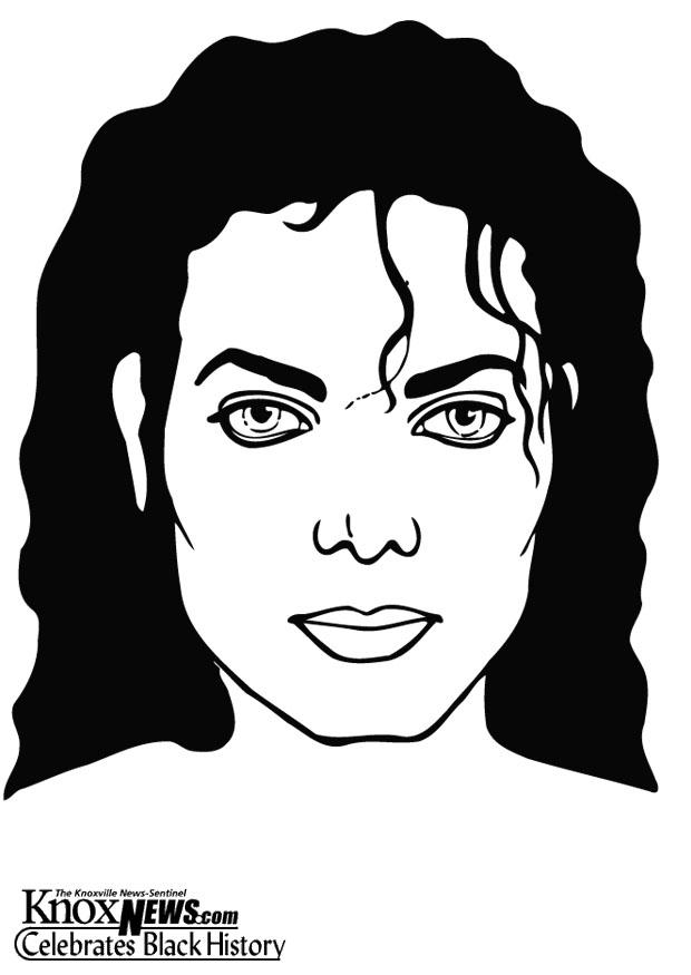 620x875 Coloring Page Michael Jackson