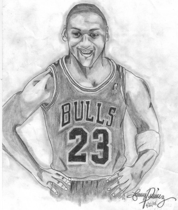600x710 Michael Jordan By Gerd324