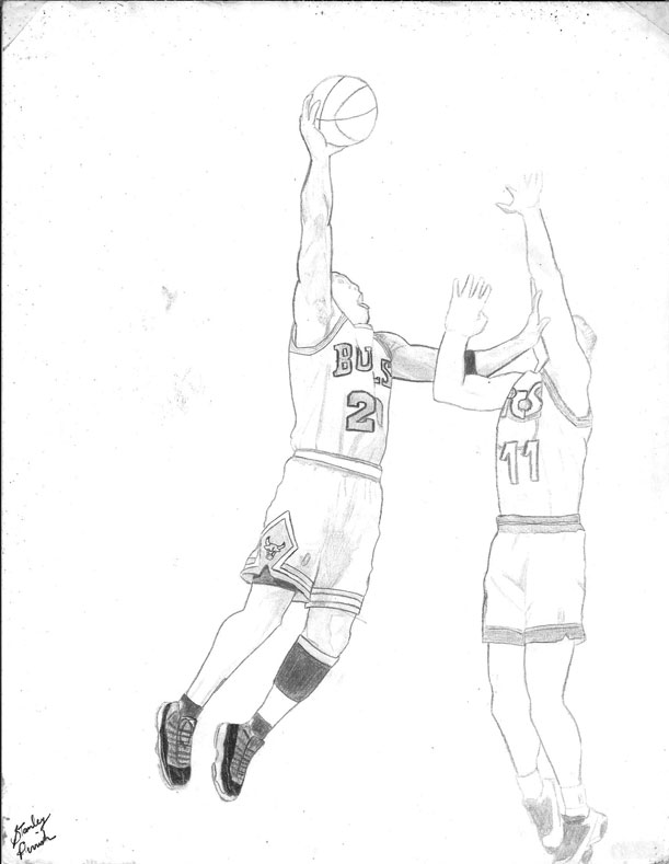 611x789 Michael Jordan Sketch By Slizzie