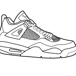 300x300 Air Jordan Coloring Pages Shoes Best Of Jordan Shoes Coloring