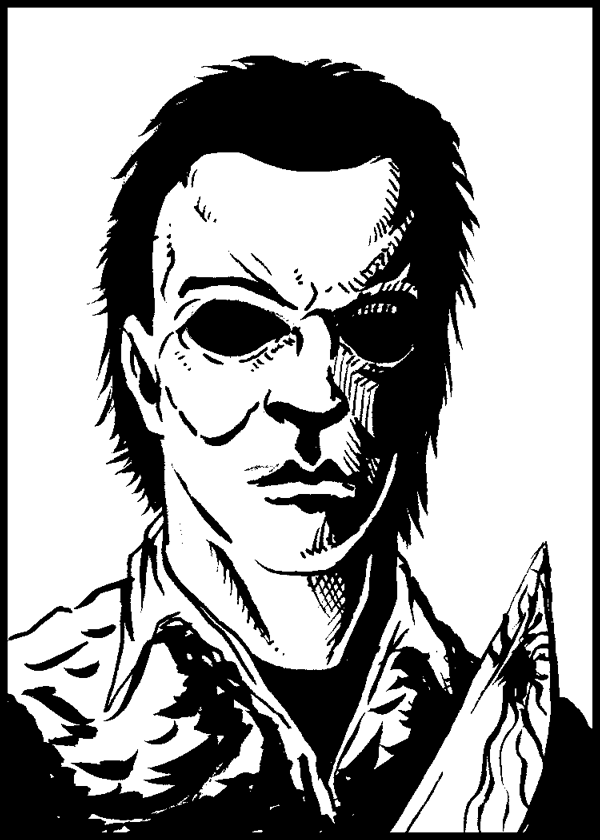 Michael Myers Drawing at GetDrawings | Free download