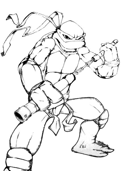 450x600 Ninja Turtle Michelangelo By Andepotskie123