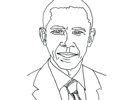 440x330 Printable President Obama Coloring Pages Affan