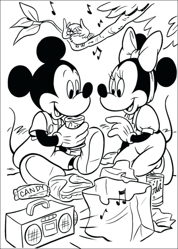 600x840 Mickey And Friends Coloring Pages Mickey And Friends Coloring