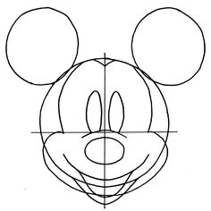 236x236 Drawn Face Mickey Mouse