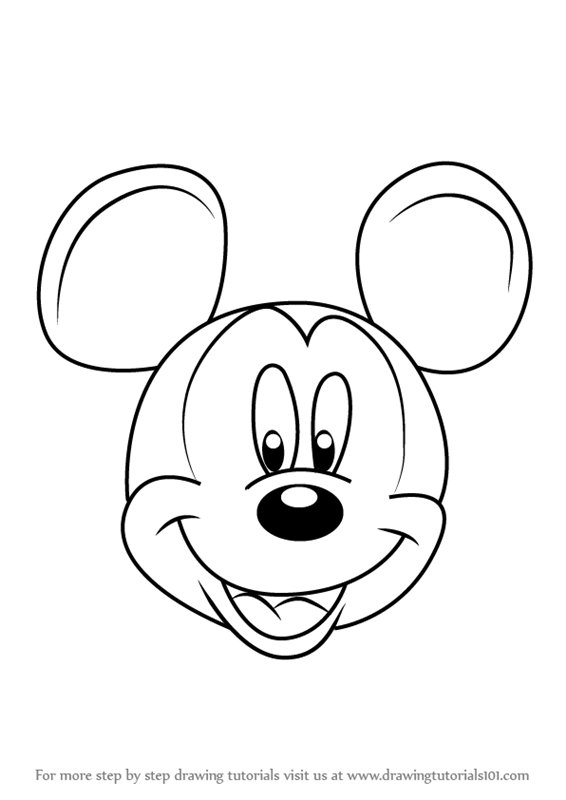 566x800 Learn How To Draw Mickey Mouse Learn How To Draw Minnie Mouse Face