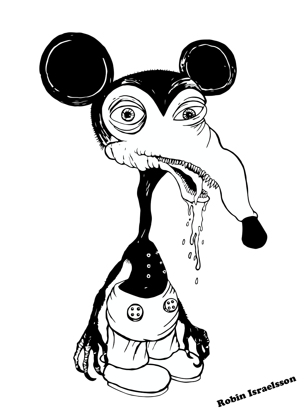 1063x1450 Mickey Mouse By Rubbe