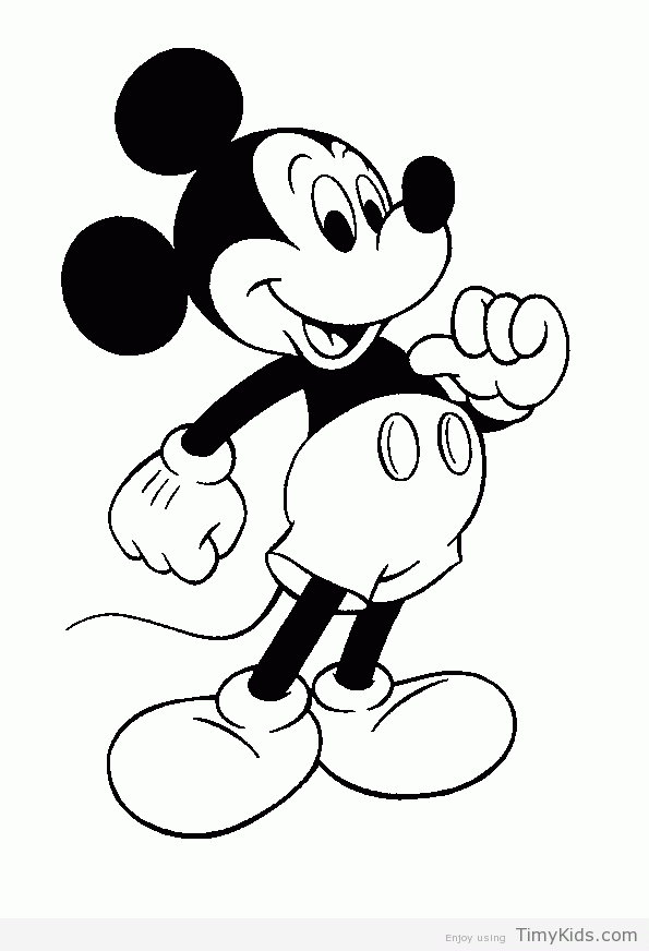595x872 Disney Coloring Pages Mickey Mouse Timykids