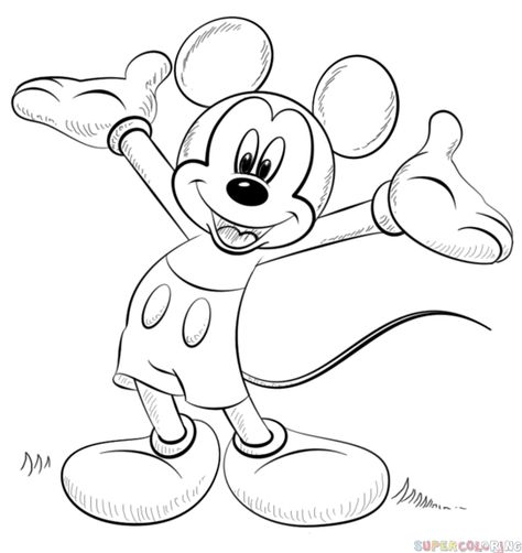 474x502 How To Draw Mickey Mouse Step By Step. Drawing Tutorials For Kids