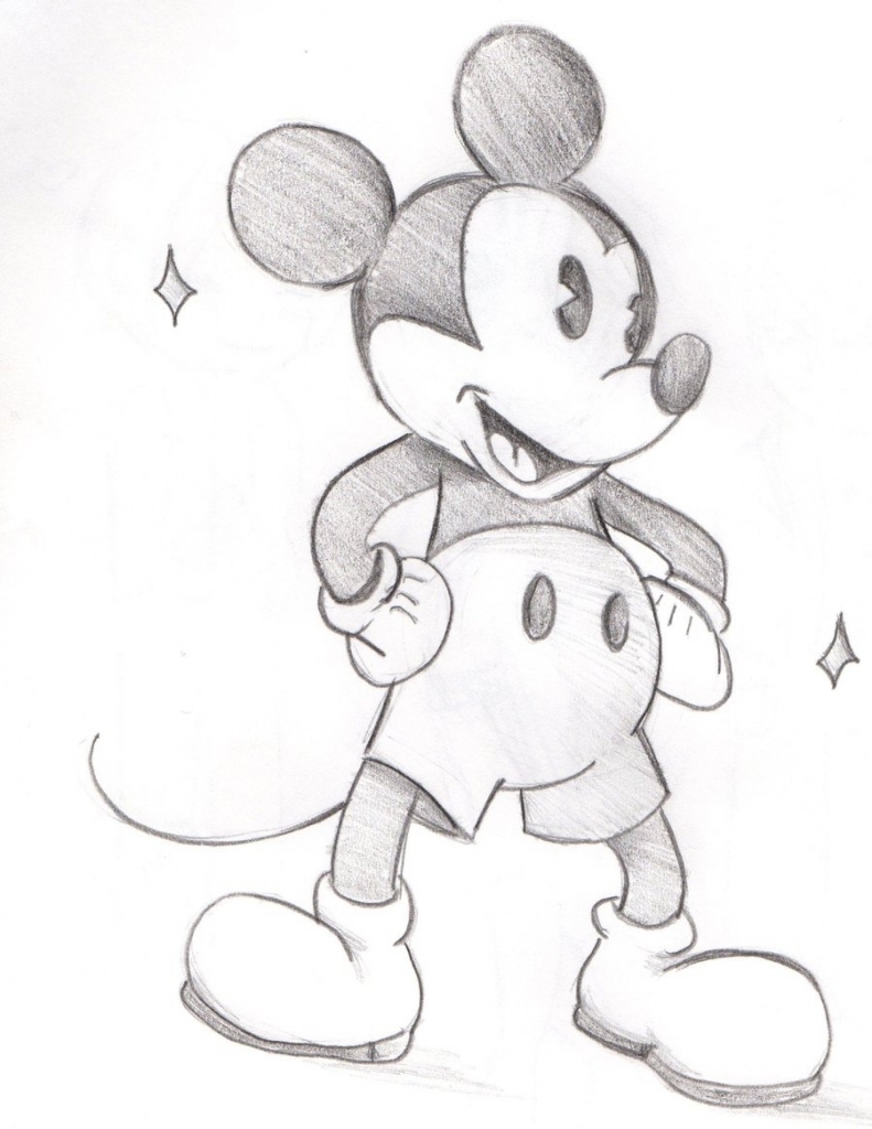 791x1024 Mickey Mouse Drawings How To Draw Mickey Mouse Cute Easy And Color