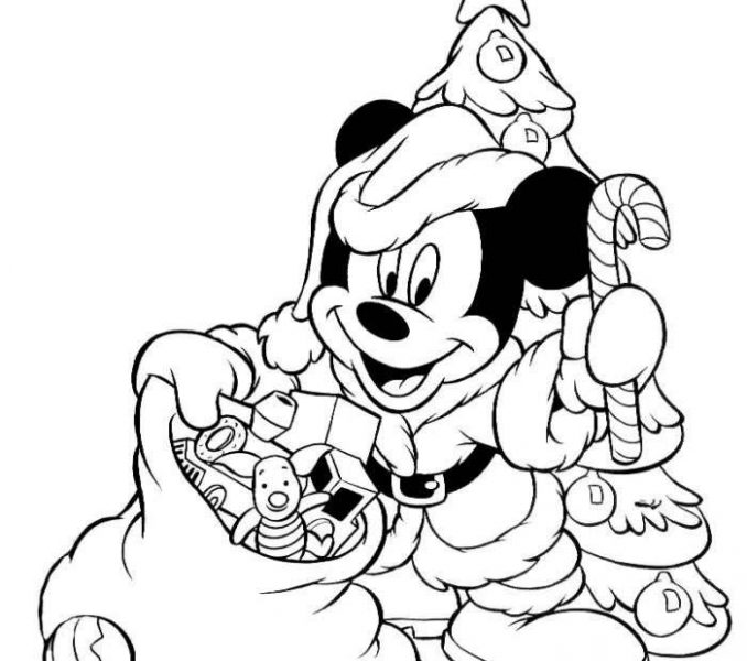 678x600 Free Disney Pictures To Print Disney Mickey Mouse Christmas