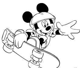 264x224 Coloring Pages Printable Cool Mickey Mouse Coloring Games