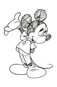 200x305 How To Draw Mickey Mouse Full Body