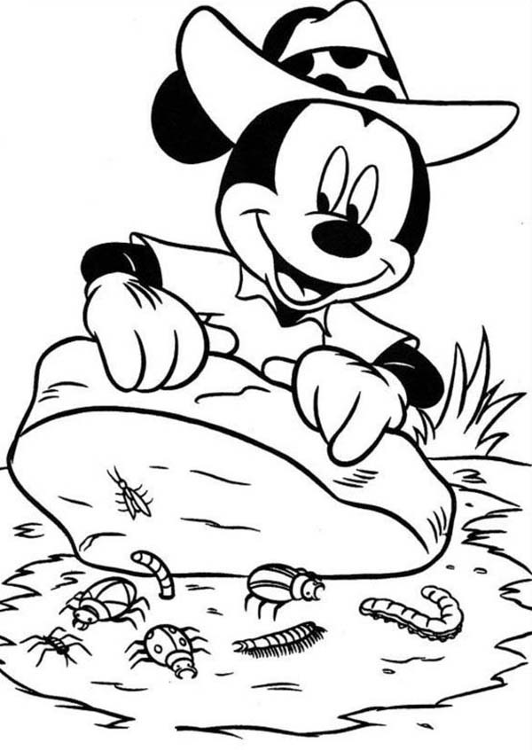600x846 Kids Drawing Of Mickey Mouse Safari Coloring Pages Bulk Color