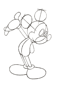 200x305 How To Draw Mickey Mouse Full Body