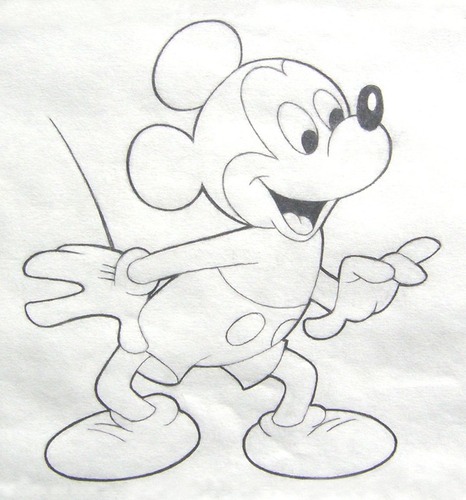 466x500 Mickey Mouse, Simple Shapes Drawing, Haylee Bradford John Calvin
