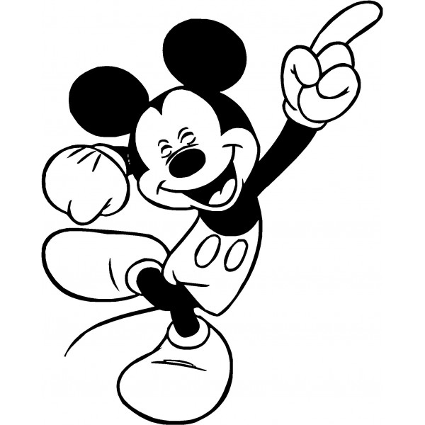 600x600 Baby Mickey Mouse Clipart Black And White