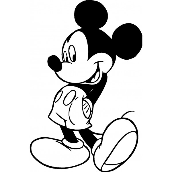 600x600 Mickey Mouse Black And White Mickey Mouse Ears Clip Art