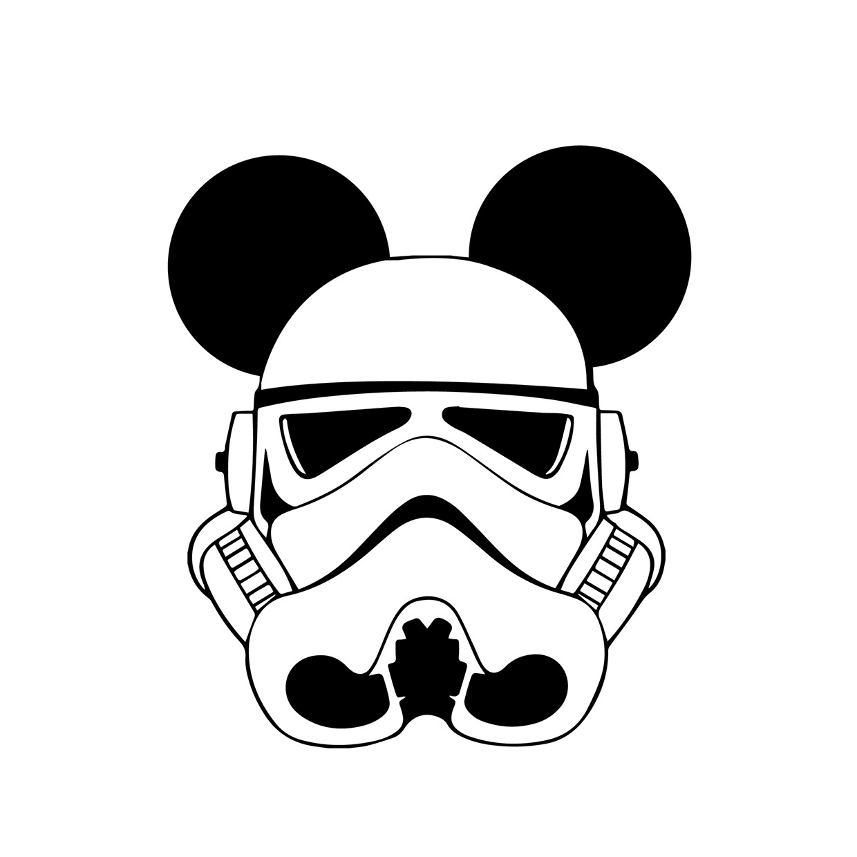 1240x1240 Tiefighters Star Wars Characters With Mickey Mouse Ears