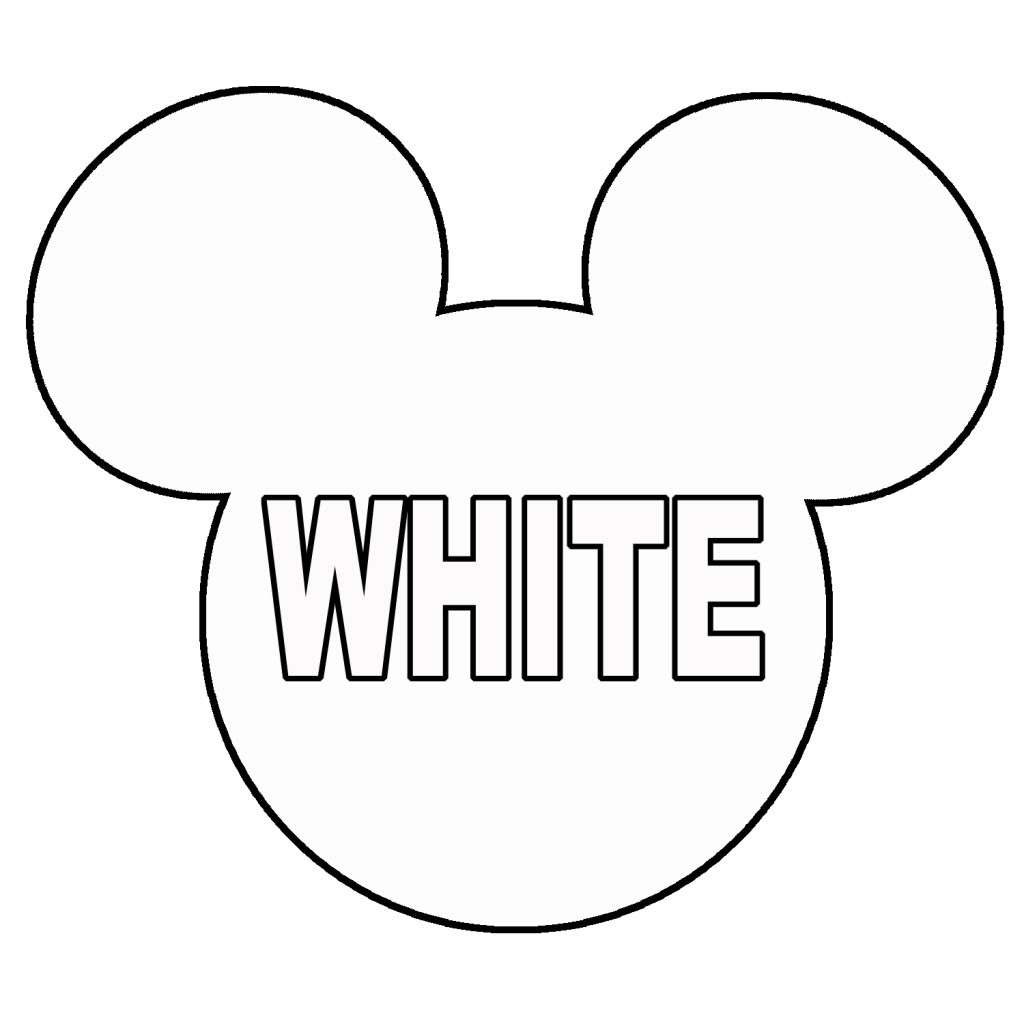 1024x1024 Mickey Mouse Head Coloring Pages Coloring Page For Kids