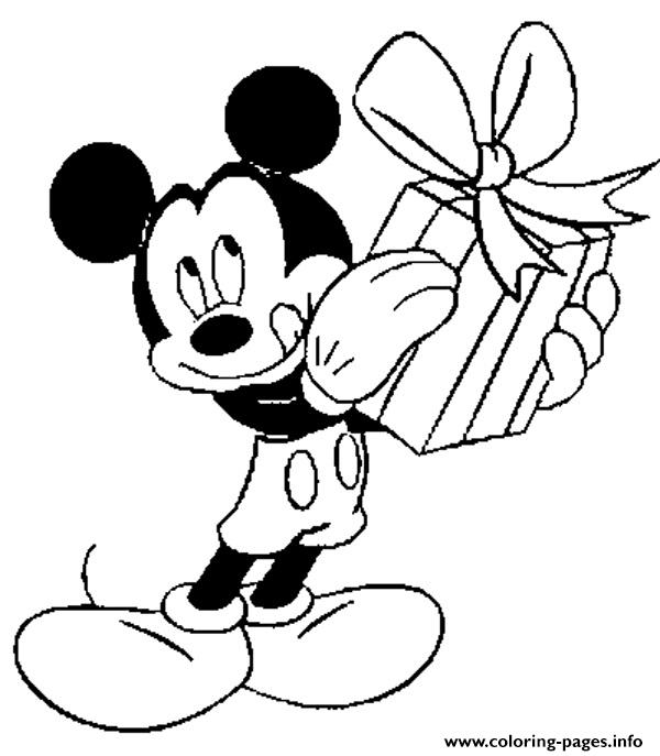 600x687 Mickey Mouse Coloring Pages To Print