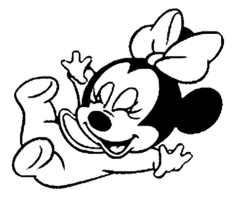 1000x833 Minnie Mouse Face Coloring Pages Minnie Mouse Baby Coloring Pages