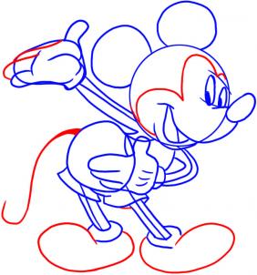 282x302 How To Draw How To Draw Mickey Mouse