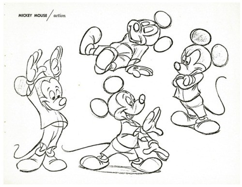 500x387 How To Draw Mickey Mouse Thinking Animation