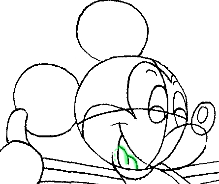 445x375 How To Draw Mickey Mouse With Easy Step By Step Drawing Tutorial