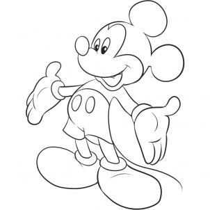 302x302 How To Draw How To Draw Mickey
