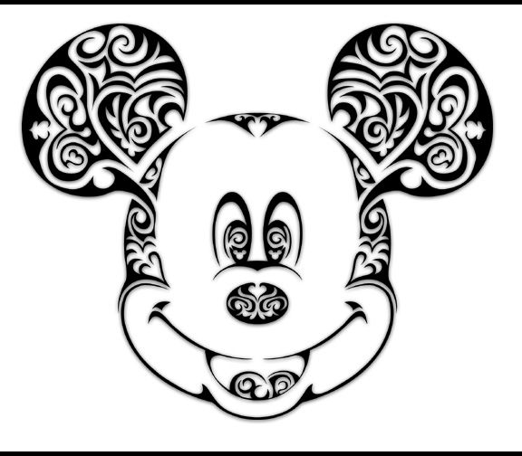 576x504 The Best Mickey Mouse Outline Ideas On Images