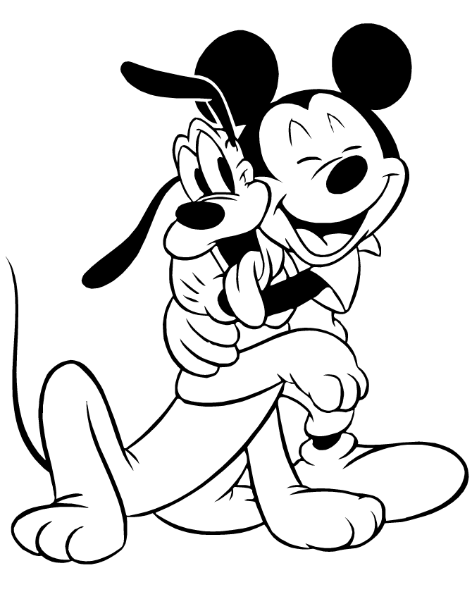 670x867 Free Coloring Pages Mickey Mouse Timykids
