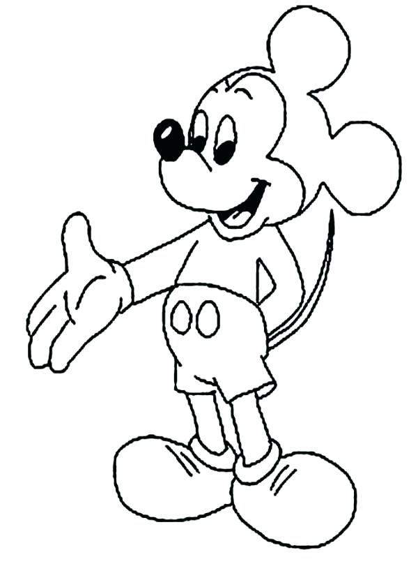 600x808 Excellent Amazing Mickey Mouse Clubhouse Color Fee A Drawing