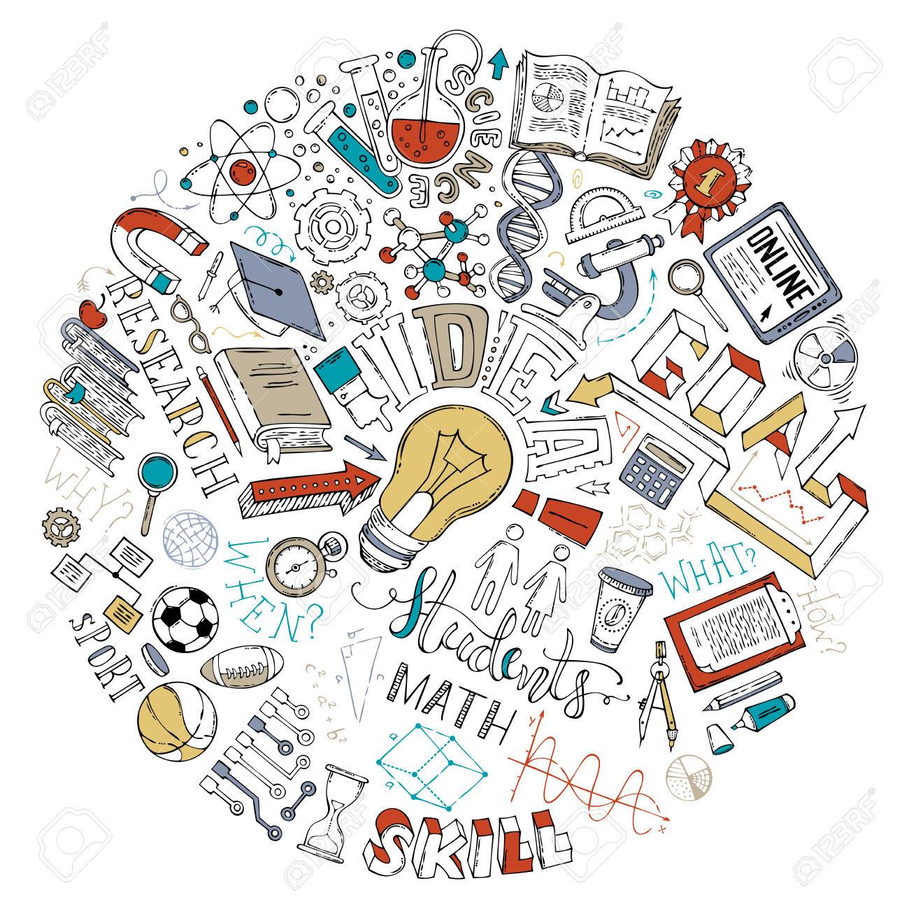 1300x1300 Science, Math, Laboratory, Chemistry, Research Symbols