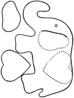 236x313 Elephant Template Diy Amp Crafts Free Pattern Amp Template